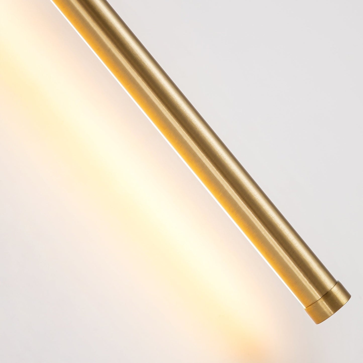 1-flammige, moderne, lange, lineare Wandleuchte in Schwarz/Gold/Nickel, dimmbare LED-Badezimmer-Waschtischleuchte