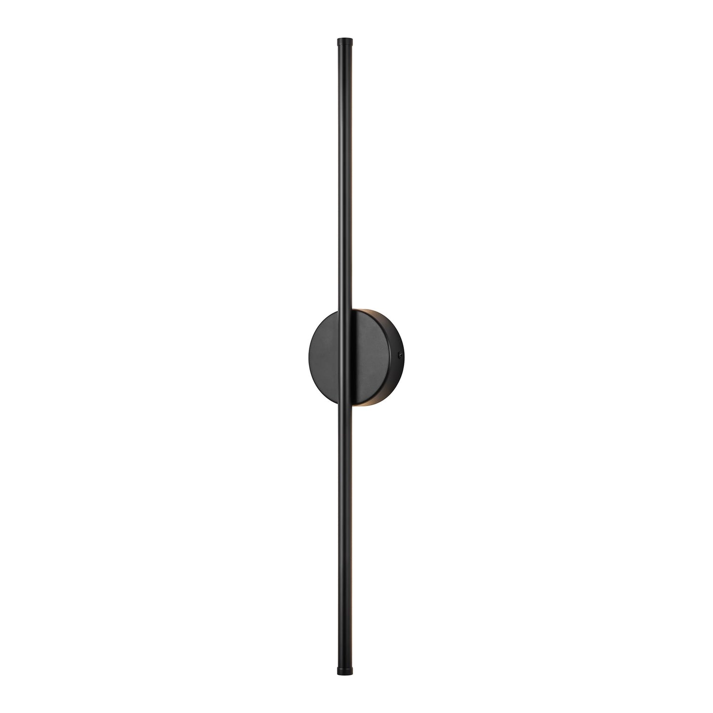 1-flammige, moderne, lange, lineare Wandleuchte in Schwarz/Gold/Nickel, dimmbare LED-Badezimmer-Waschtischleuchte