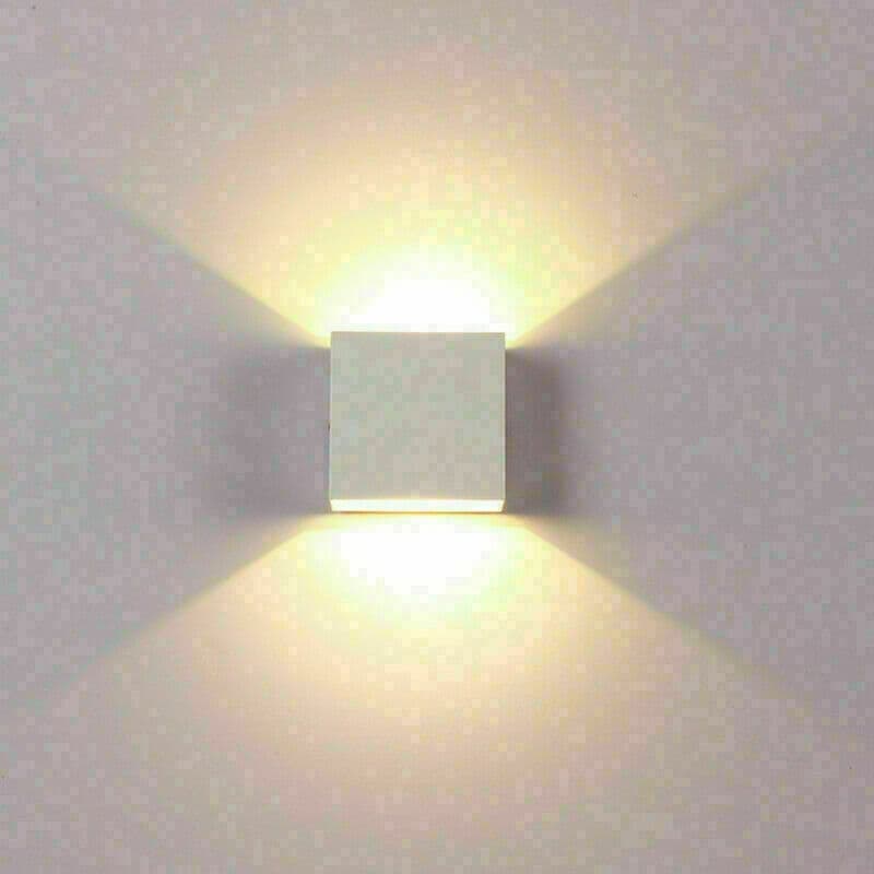 1 Stück LED-Wandleuchten Up Down Cube Wandleuchte