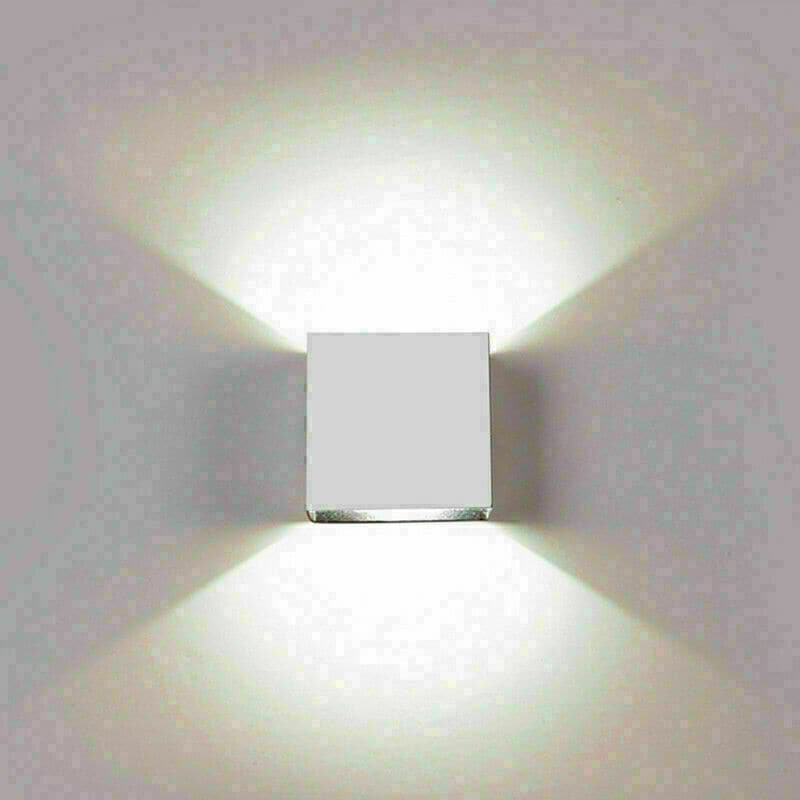 1 Stück LED-Wandleuchten Up Down Cube Wandleuchte