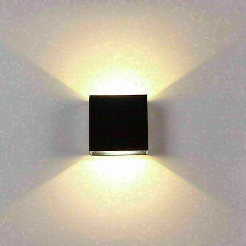 1 Stück LED-Wandleuchten Up Down Cube Wandleuchte