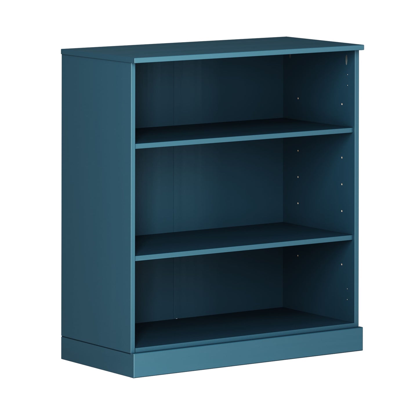 Bücherregal mit 3 Regalböden aus 100 % Massivholz und optionalen Türen von Palace Imports