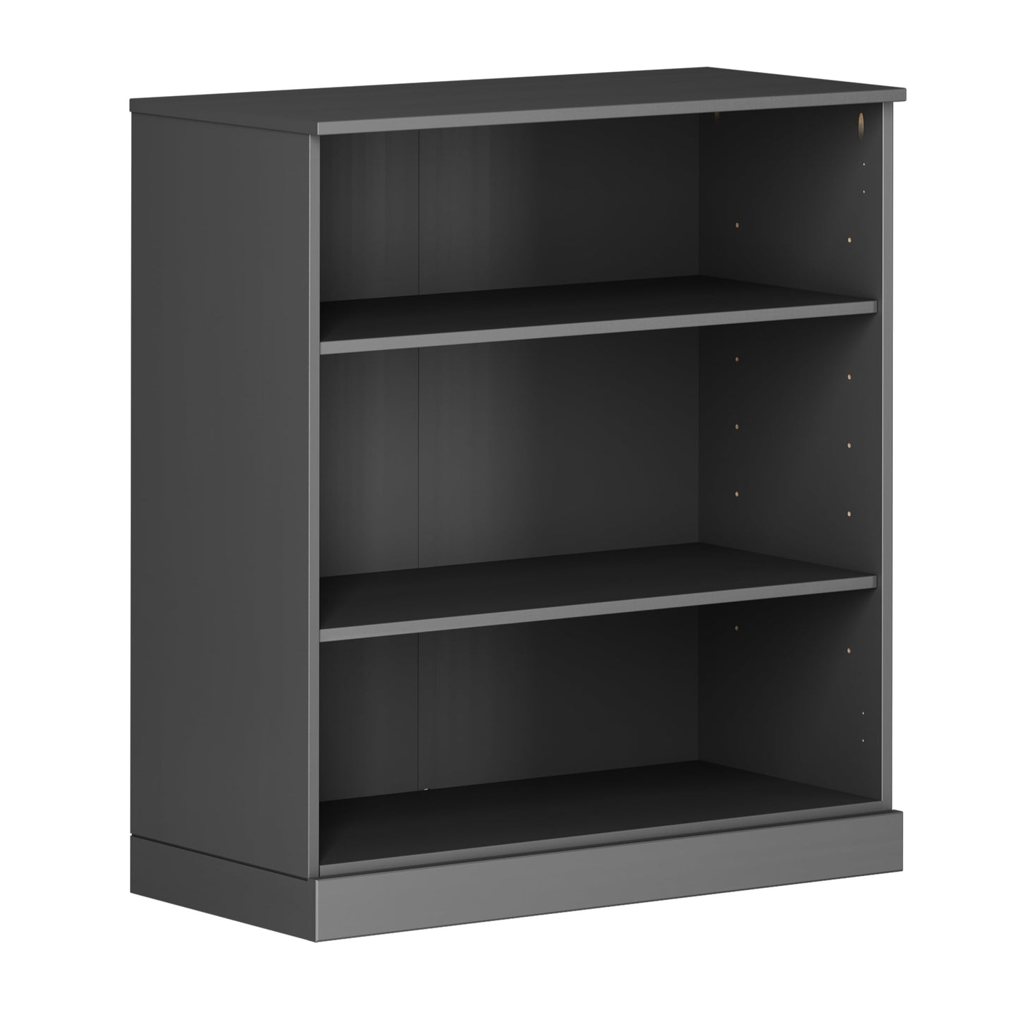 Bücherregal mit 3 Regalböden aus 100 % Massivholz und optionalen Türen von Palace Imports