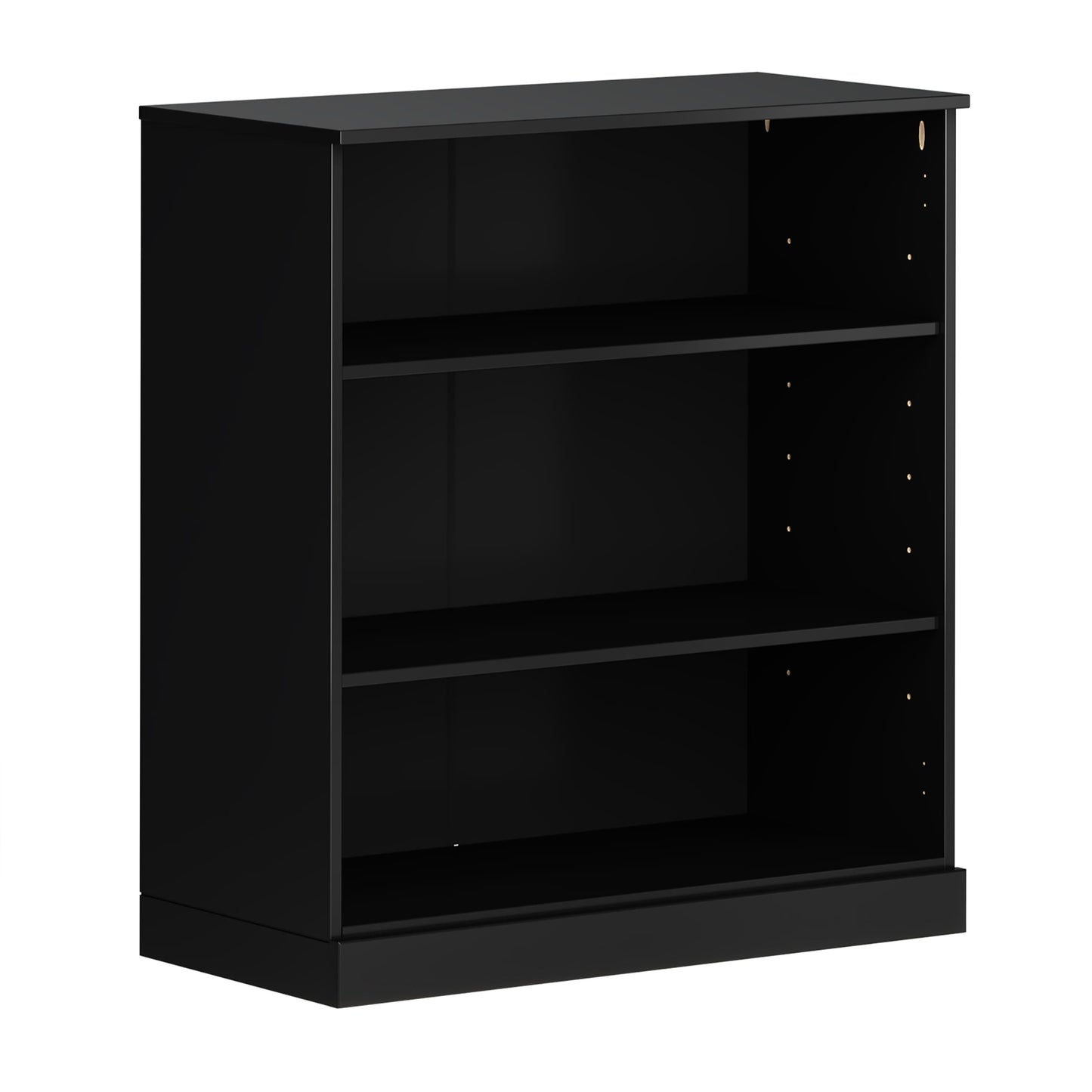 Bücherregal mit 3 Regalböden aus 100 % Massivholz und optionalen Türen von Palace Imports