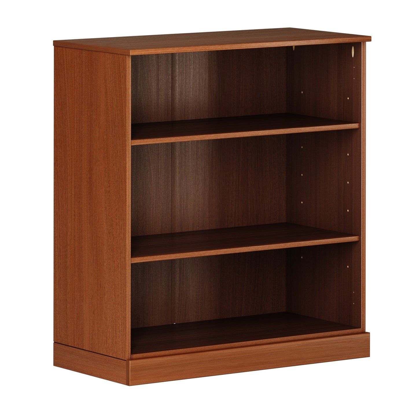 Bücherregal mit 3 Regalböden aus 100 % Massivholz und optionalen Türen von Palace Imports