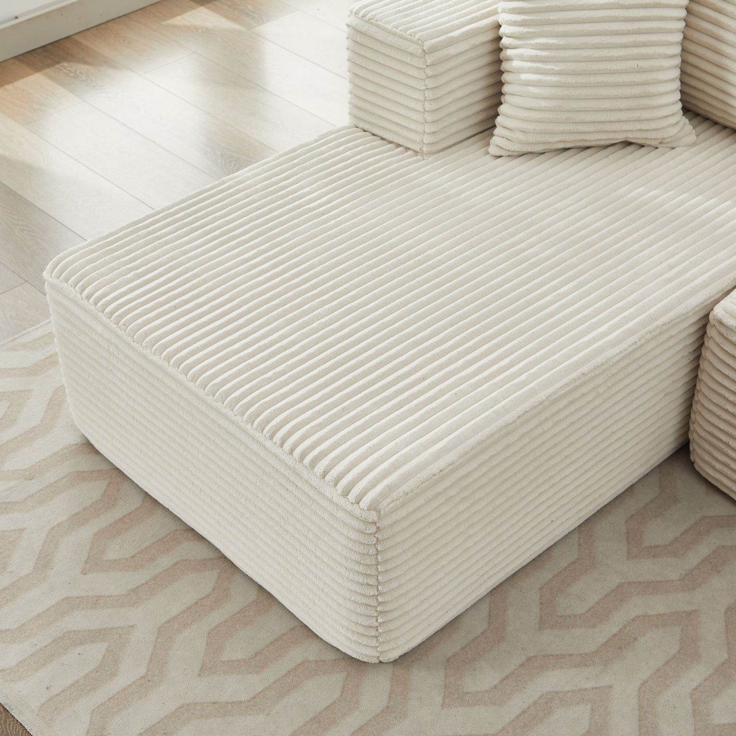 106 Cloud Sectional Couch Double Chaise Lounges,Deep Seat Modern Modular Sofa For Living Room,No Assembly Required