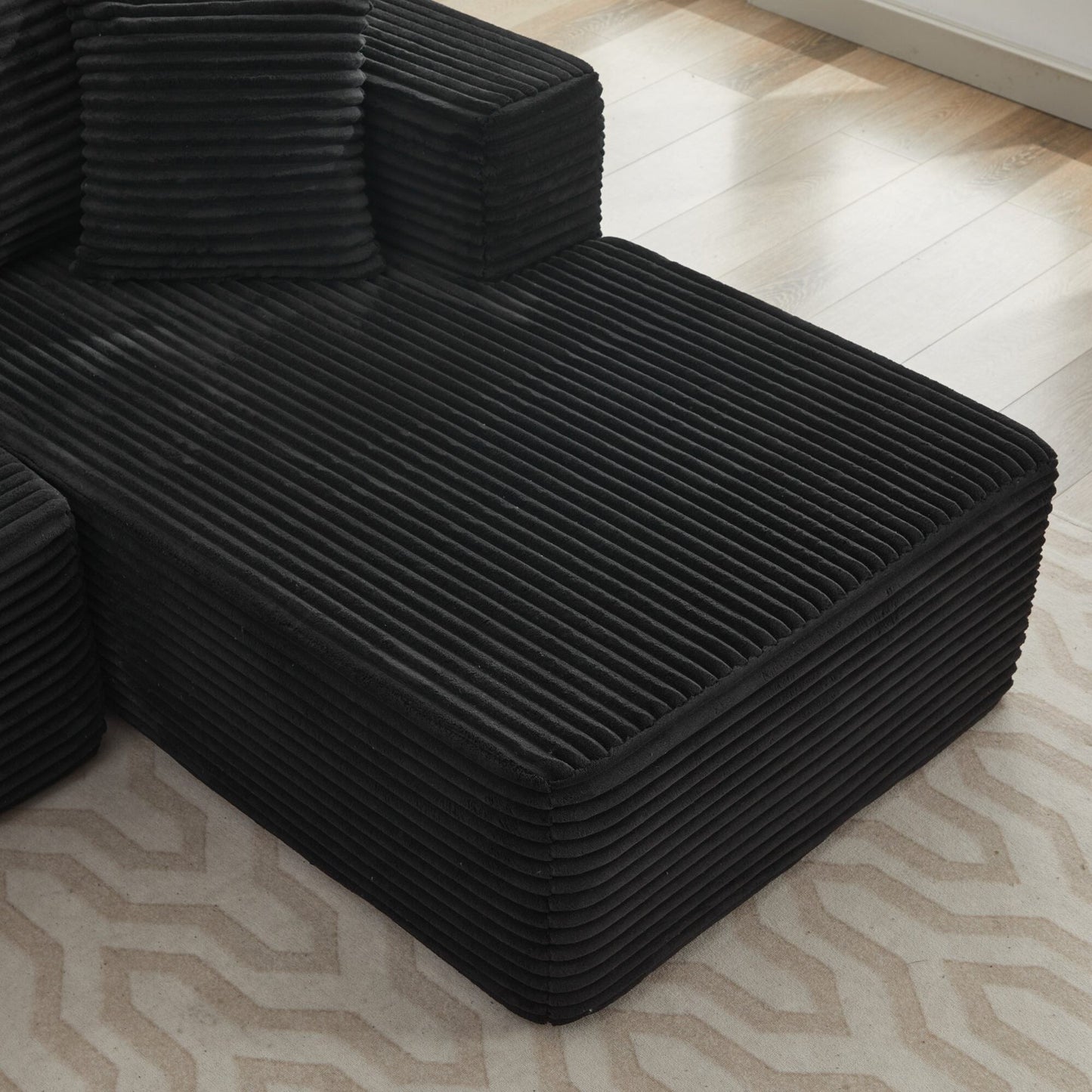 106 Cloud Sectional Couch Double Chaise Lounges,Deep Seat Modern Modular Sofa For Living Room,No Assembly Required