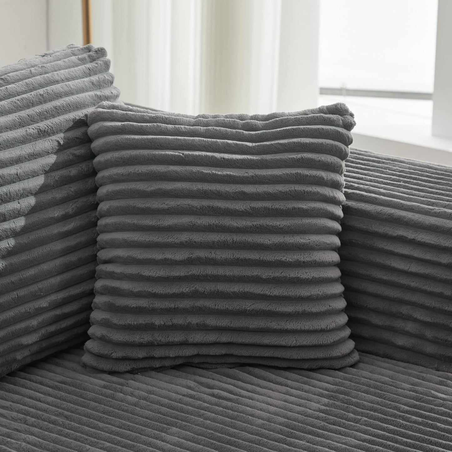 106 Cloud Sectional Couch Double Chaise Lounges,Deep Seat Modern Modular Sofa For Living Room,No Assembly Required
