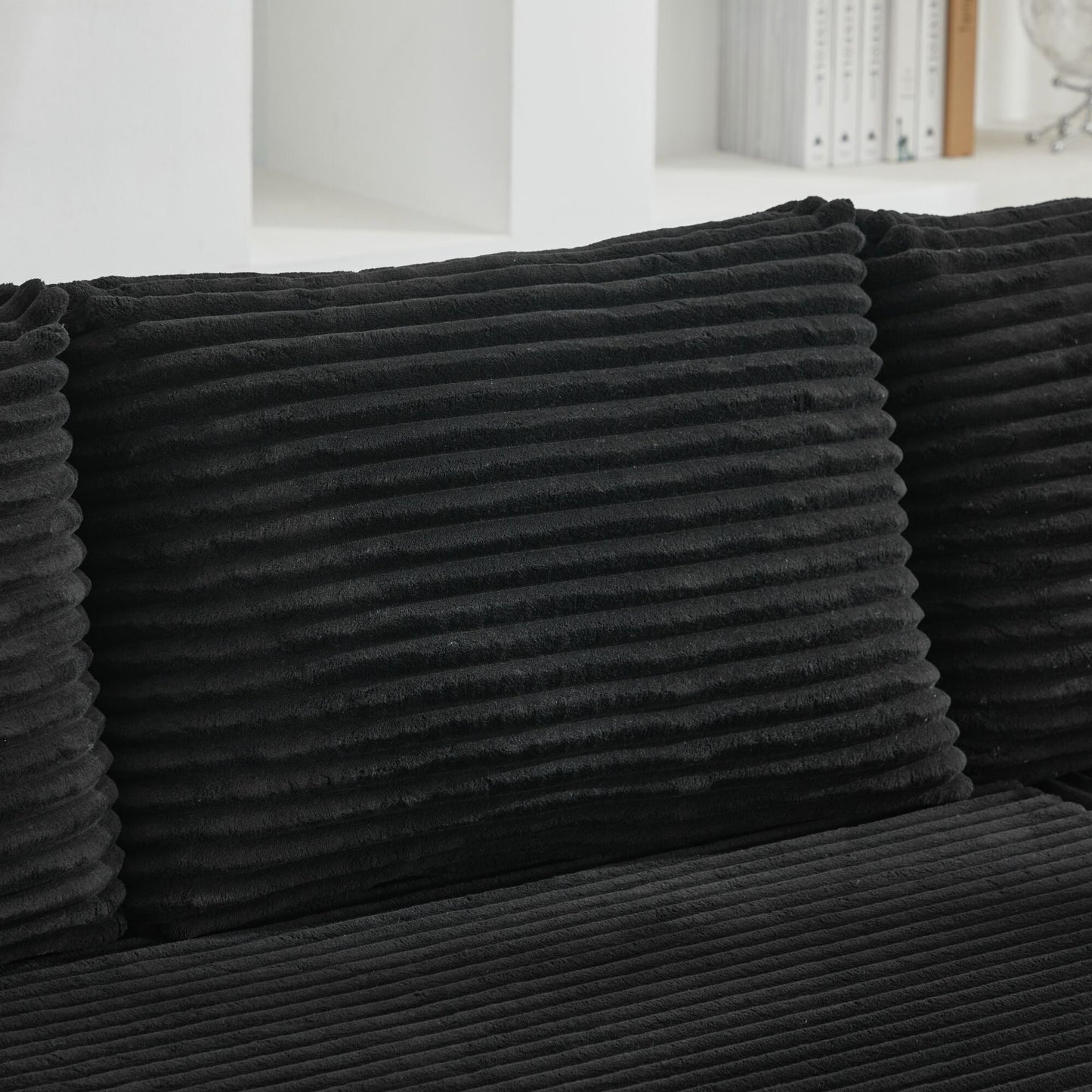106 Cloud Sectional Couch L-Shape With Left Facing Chaise,Deep Seat Modern Modular Sofa For Living Room,No Assembly Required