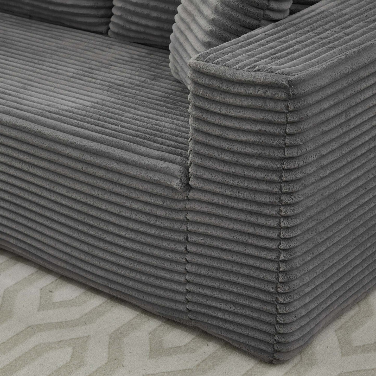 106 Cloud Sectional Couch L-Shape With Left Facing Chaise,Deep Seat Modern Modular Sofa For Living Room,No Assembly Required