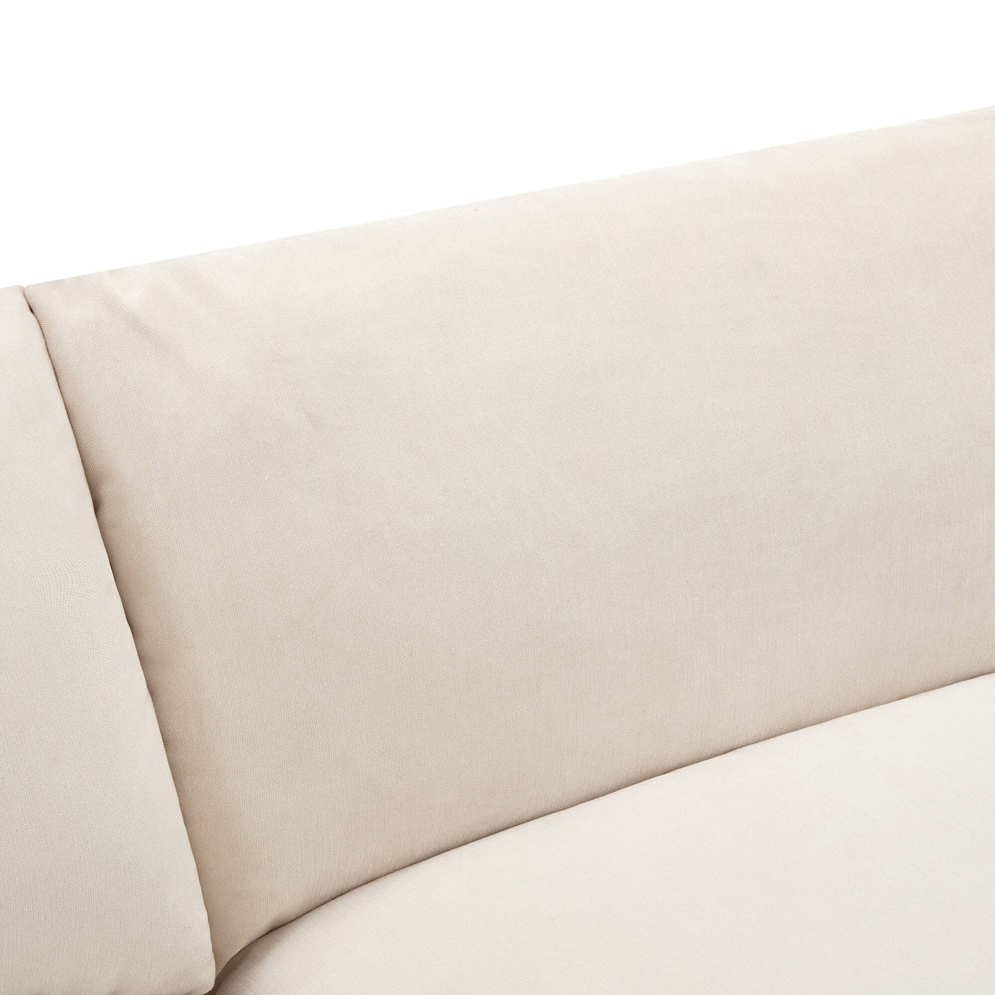 119.5 Large Polyester 3-seater Sofa with 2 Storage Units and Rubber Wood Legs for Living Room