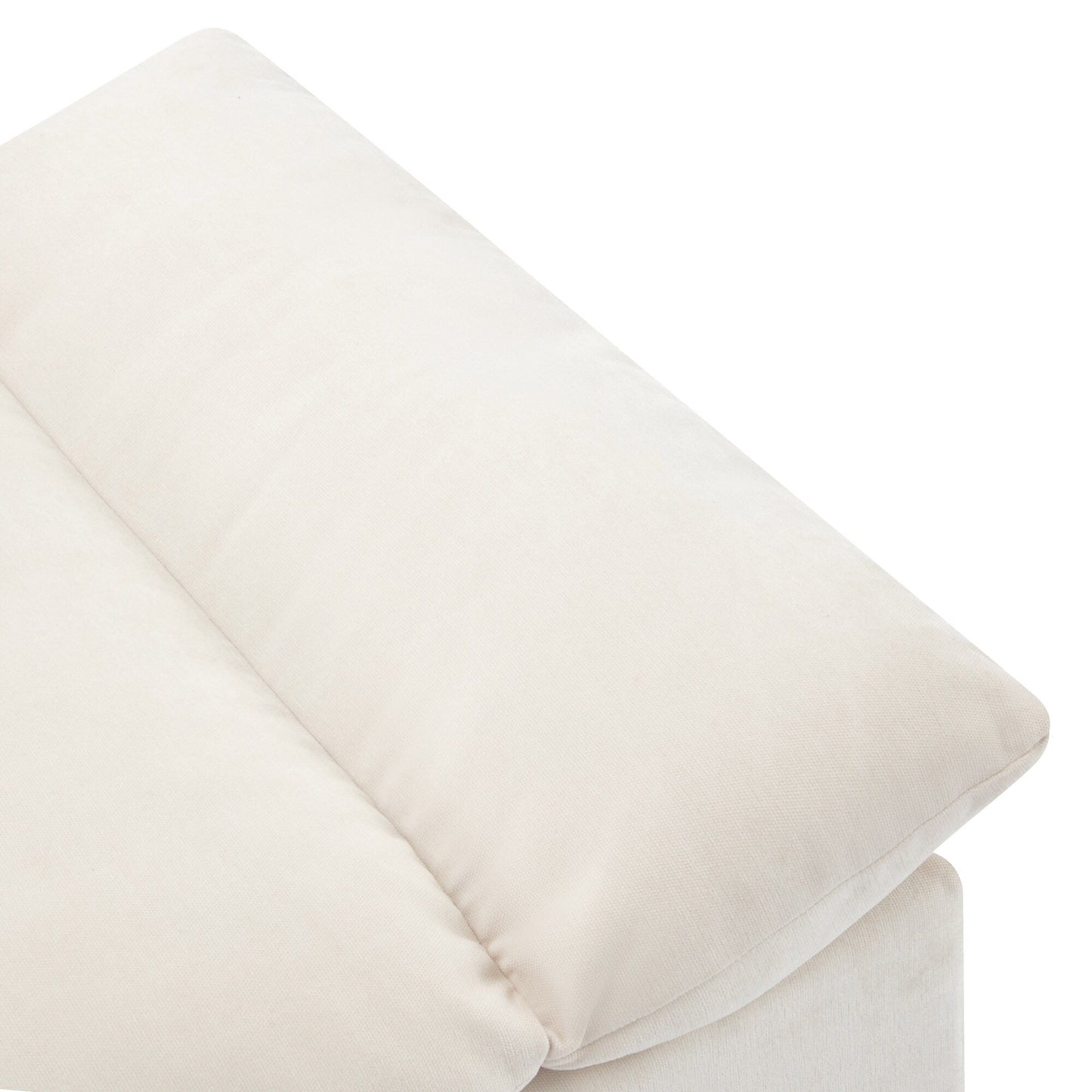 119.5 Large Polyester 3-seater Sofa with 2 Storage Units and Rubber Wood Legs for Living Room