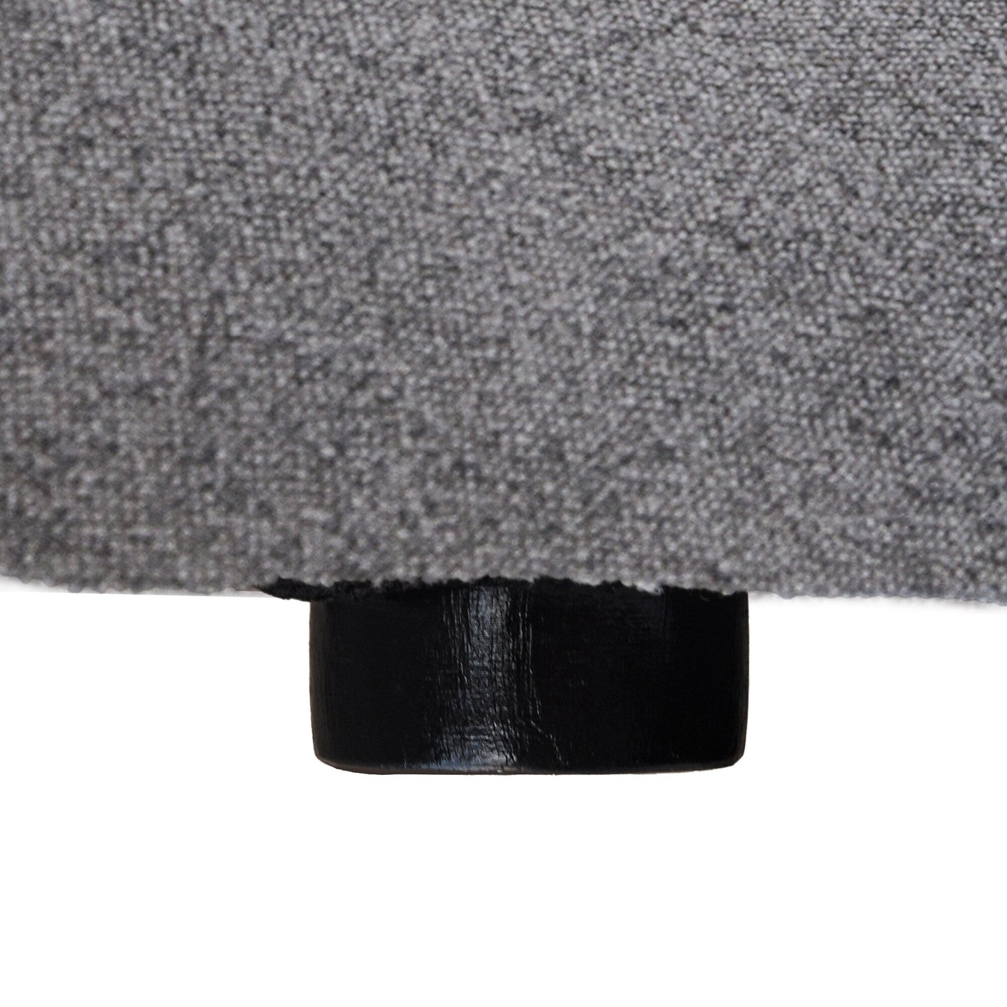 120 L-shaped Modern Sectional Sofa Linen Modular Sofa Couch with Storage Ottoman