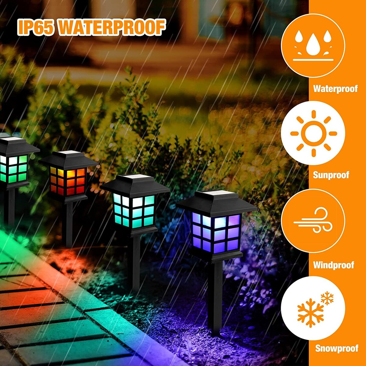 12 stücke Garten Wasserdichte Outdoor Solar Lichter für Hof, Landschaft, Terrasse
