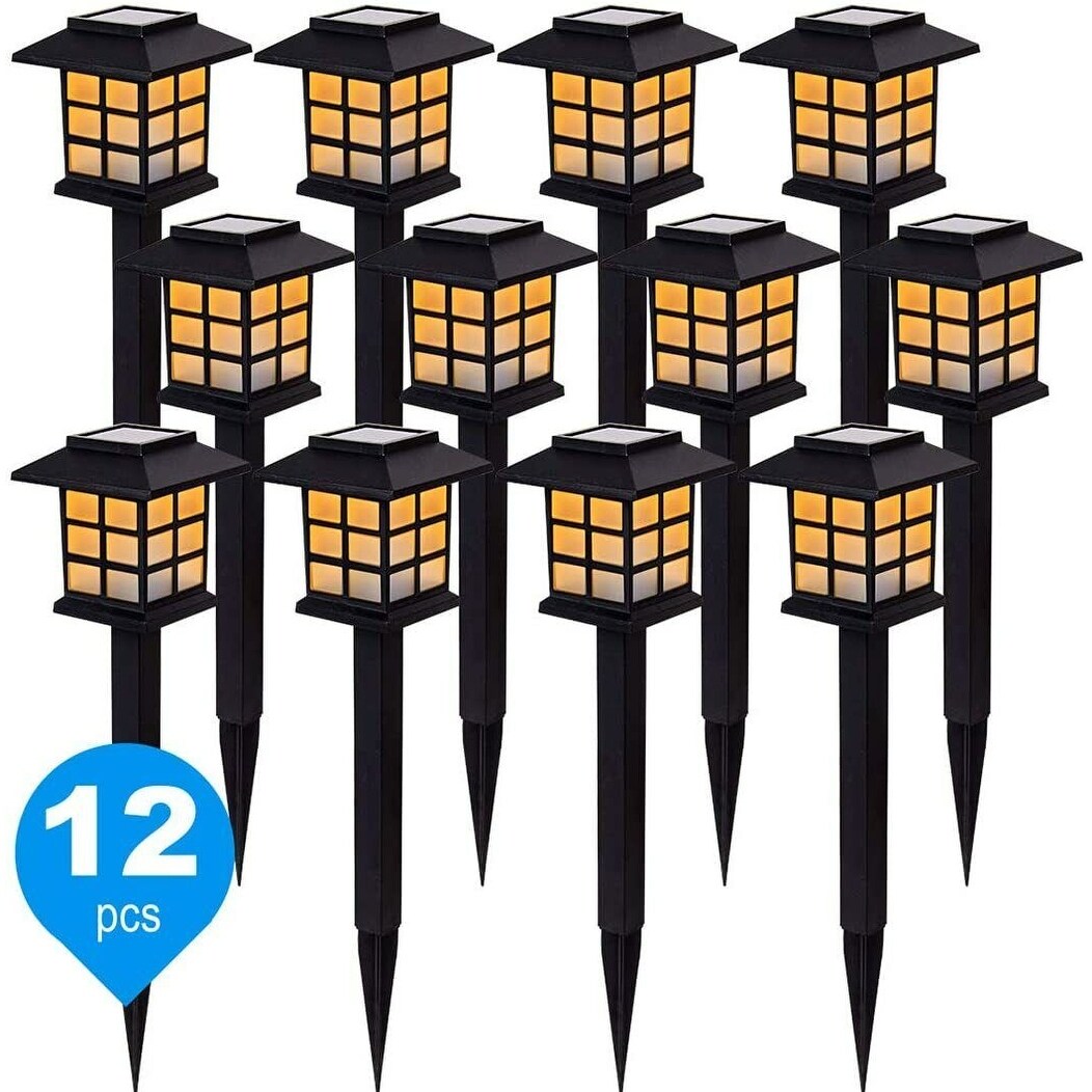 12 stücke Garten Wasserdichte Outdoor Solar Lichter für Hof, Landschaft, Terrasse