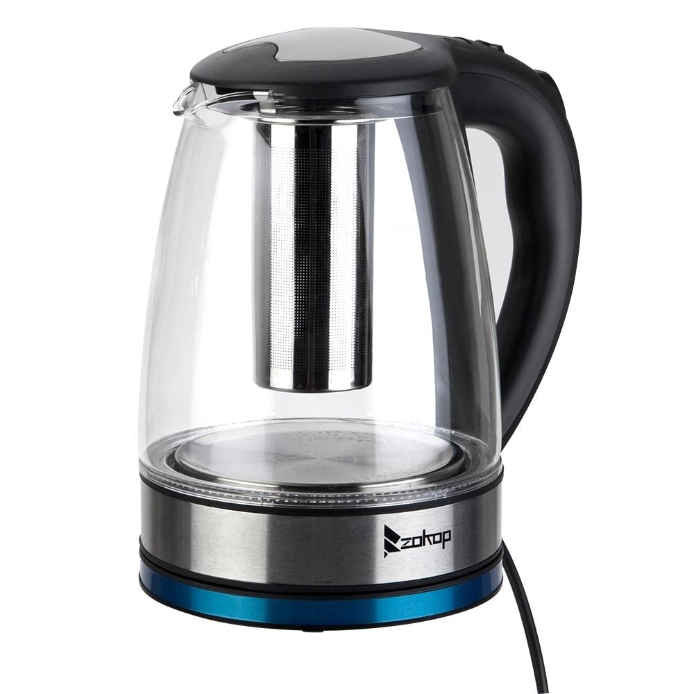 1500 W 1,8 l Wasserkocher, Wasserkocher, Glas Tee, Kaffeekanne, automatische Abschaltung