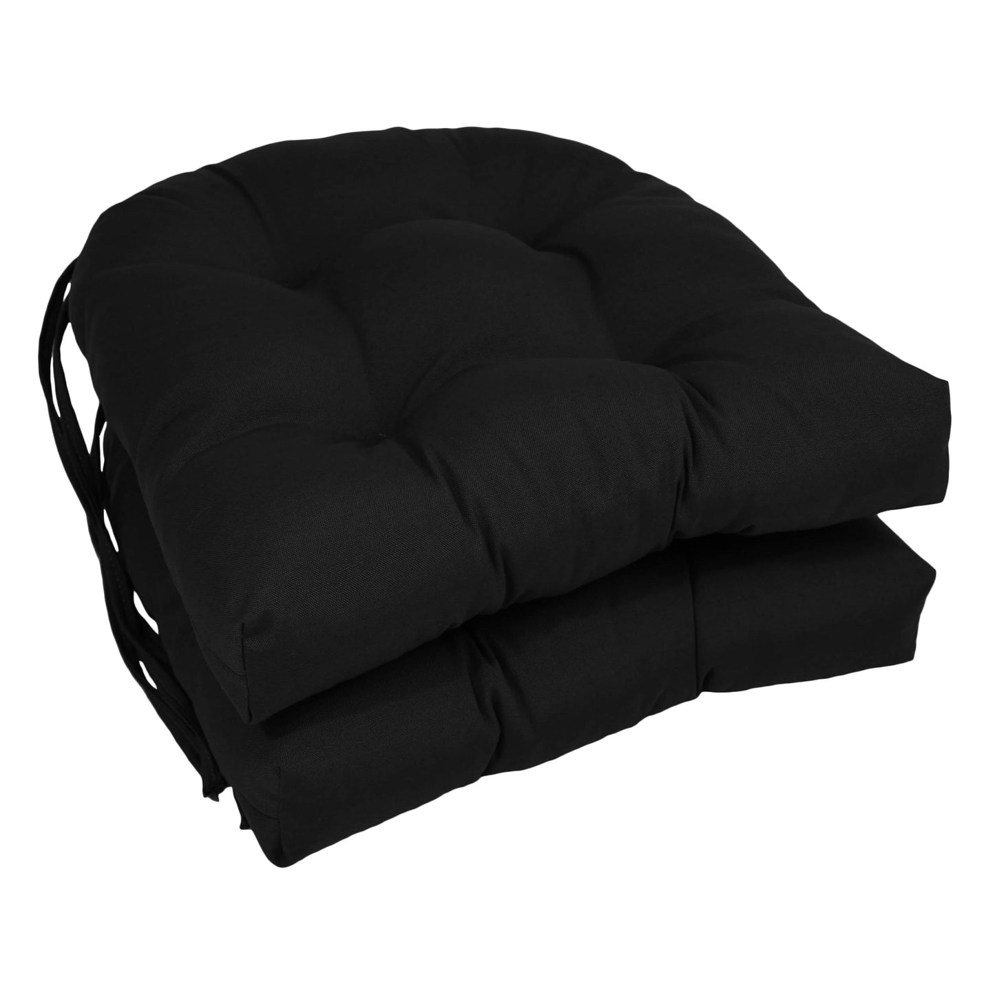 16 Zoll große U-förmige Stuhlkissen aus Twill für den Innenbereich (2er-, 4er- oder 6er-Set) – 16 x 16