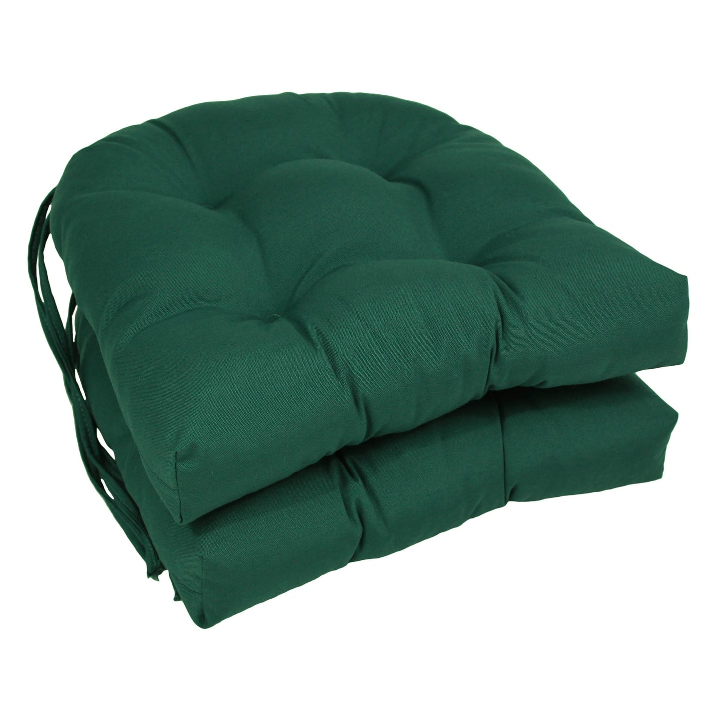 16 Zoll große U-förmige Stuhlkissen aus Twill für den Innenbereich (2er-, 4er- oder 6er-Set) – 16 x 16