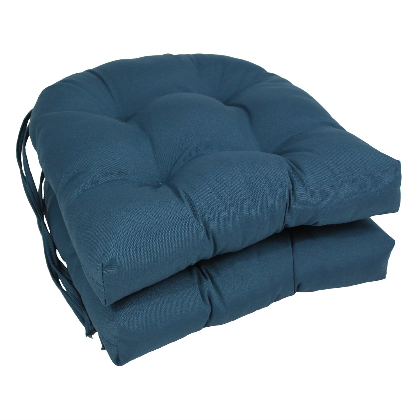 16 Zoll große U-förmige Stuhlkissen aus Twill für den Innenbereich (2er-, 4er- oder 6er-Set) – 16 x 16