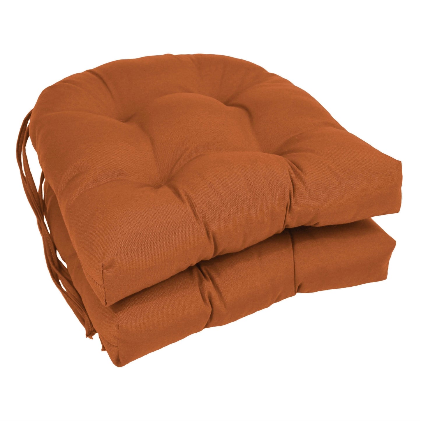 16 Zoll große U-förmige Stuhlkissen aus Twill für den Innenbereich (2er-, 4er- oder 6er-Set) – 16 x 16