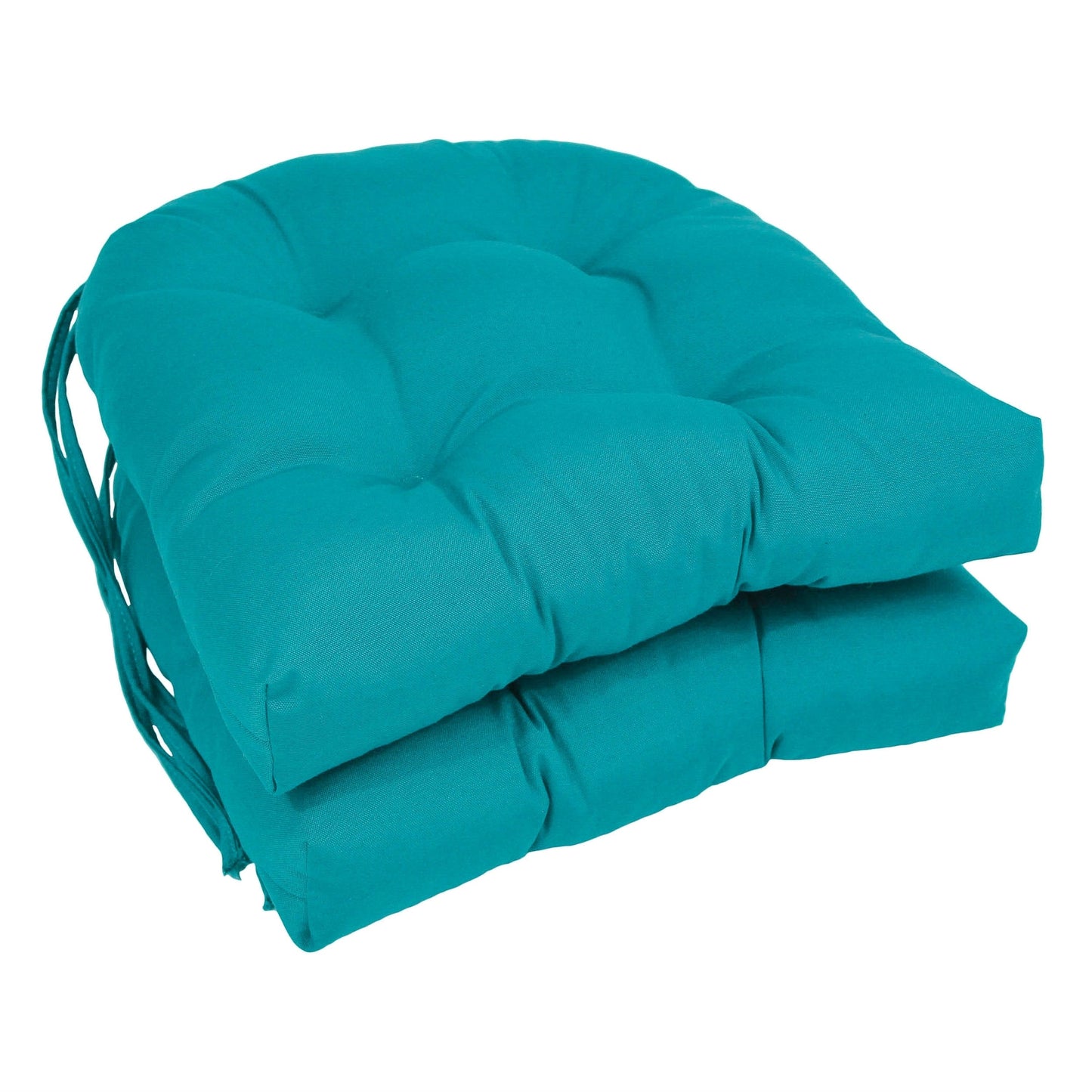 16 Zoll große U-förmige Stuhlkissen aus Twill für den Innenbereich (2er-, 4er- oder 6er-Set) – 16 x 16