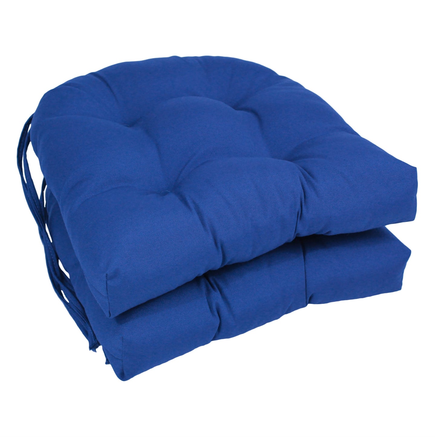 16 Zoll große U-förmige Stuhlkissen aus Twill für den Innenbereich (2er-, 4er- oder 6er-Set) – 16 x 16