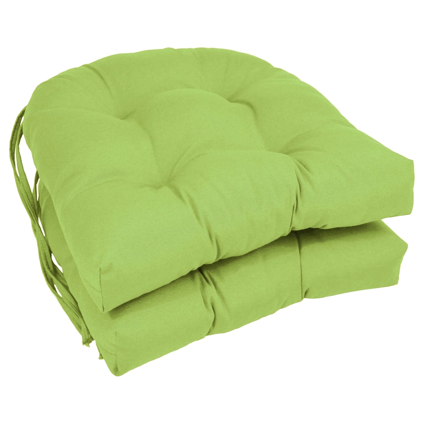 16 Zoll große U-förmige Stuhlkissen aus Twill für den Innenbereich (2er-, 4er- oder 6er-Set) – 16 x 16