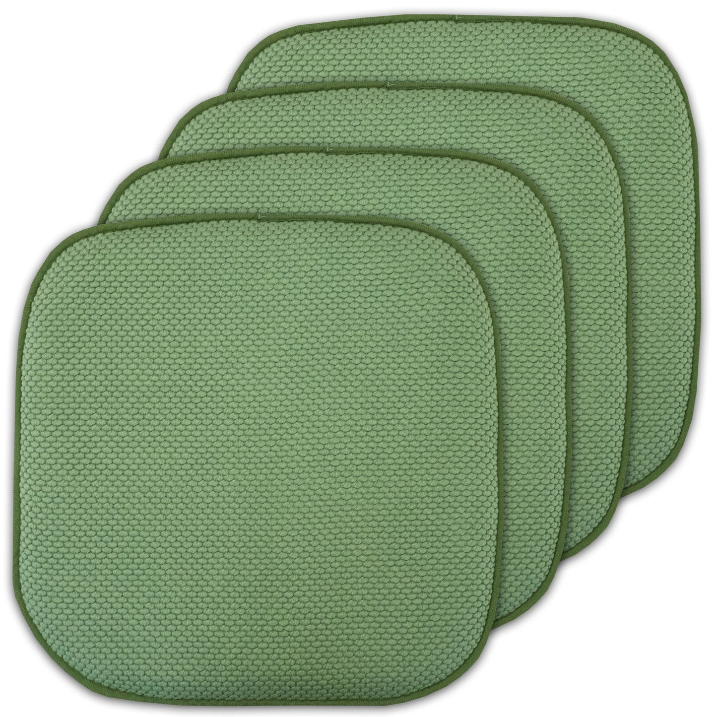 16 Zoll große, quadratische, rutschfeste Sitzkissen aus Memory-Schaum (2 oder 4) – 16 x 16