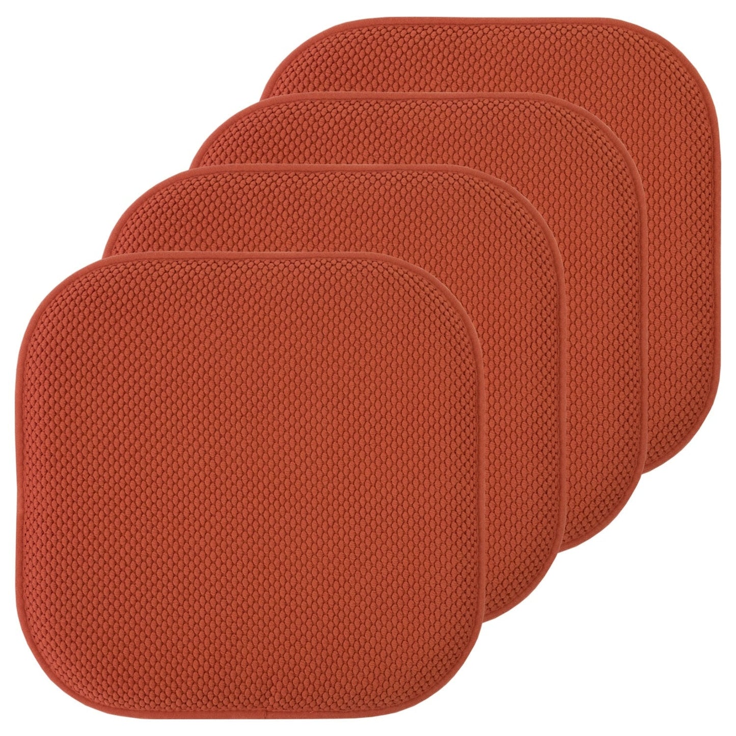 16 Zoll große, quadratische, rutschfeste Sitzkissen aus Memory-Schaum (2 oder 4) – 16 x 16