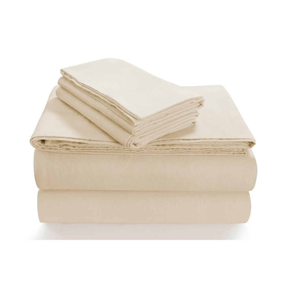 170-GSM gemütliches Flanell-Bettlaken-Set mit extra tiefen Taschen