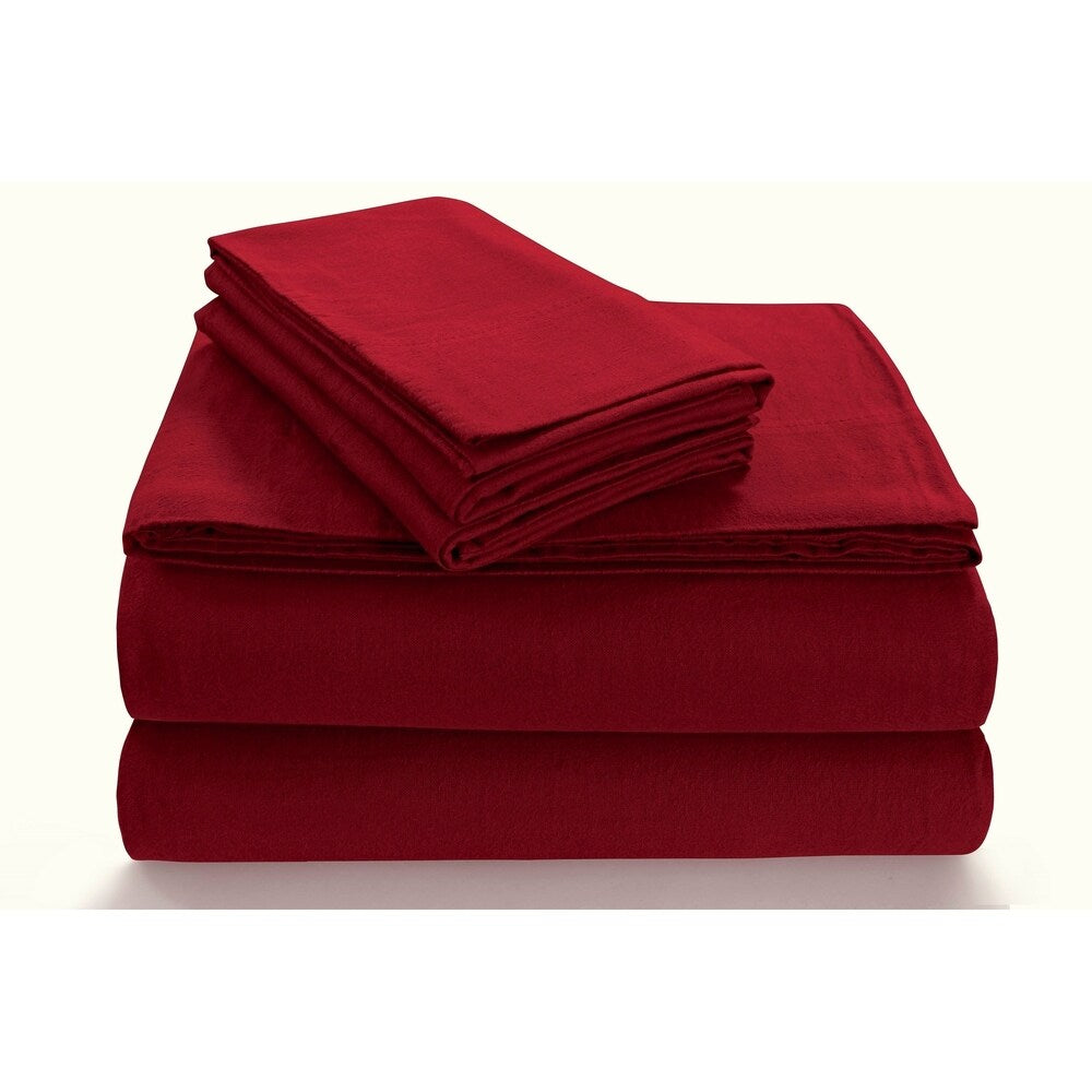 170-GSM gemütliches Flanell-Bettlaken-Set mit extra tiefen Taschen