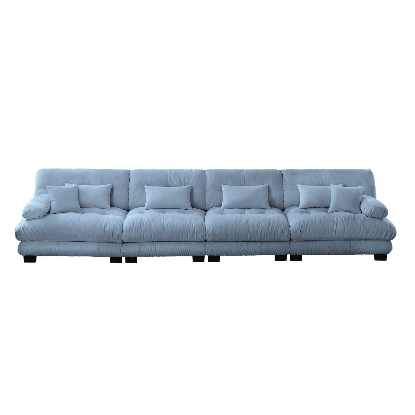 173.2 Chenille with Bolster Armrests, High-Resilience Sponge Cushions