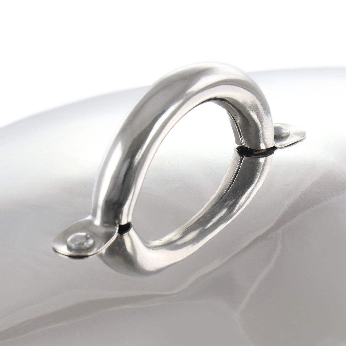 Ovaler Bräter aus Edelstahl, 45,7 cm – 45,7 cm