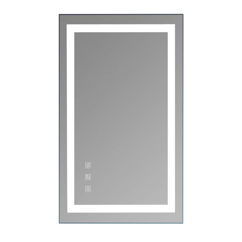 Touch-LED-Badezimmerspiegel, dreifarbige Dimmlichter