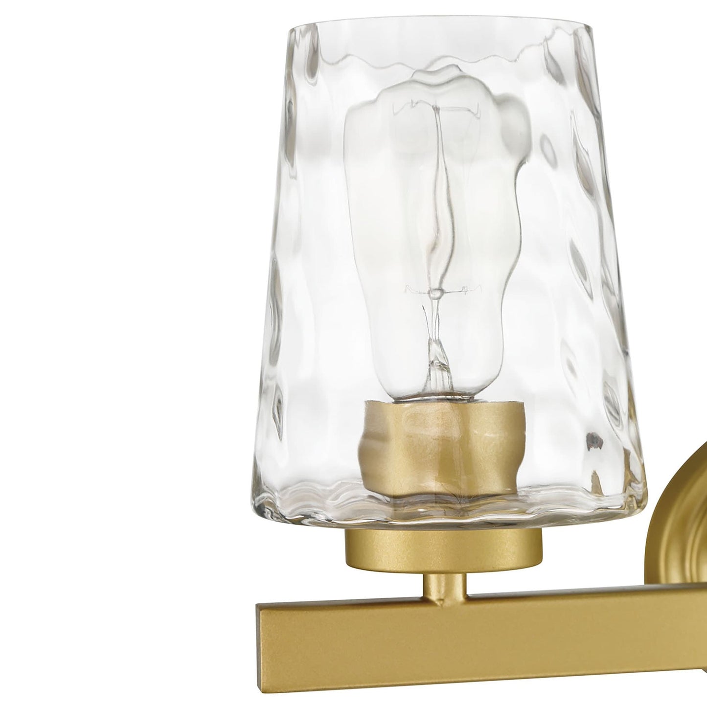 Modernes, dimmbares Badezimmer-Waschtischlicht mit 6 Lichtern und Kunstglas im Mid-Century-Stil – 51 Zoll