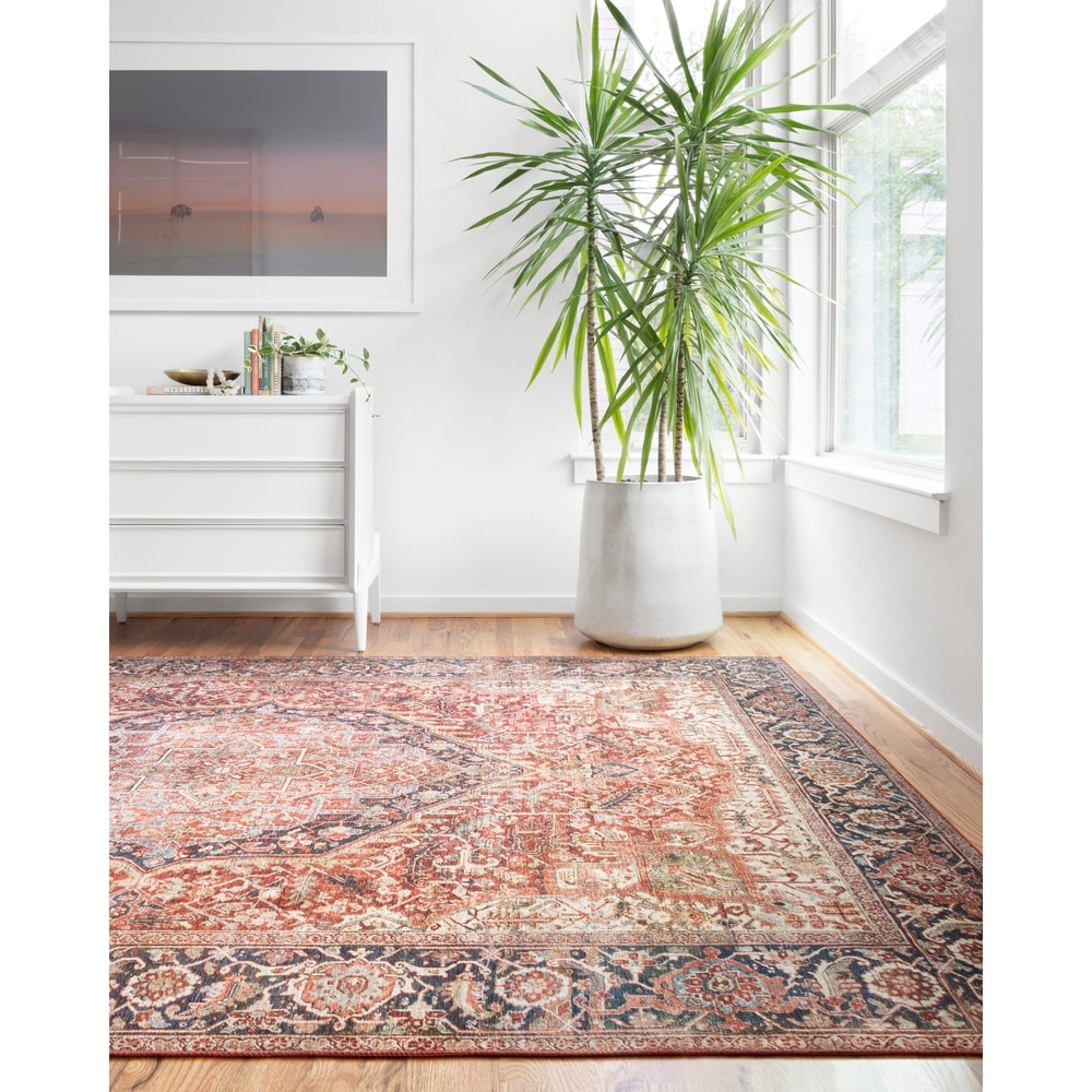 Alexander Home Isabelle Teppich mit traditionellem Vintage-Bordürendruck