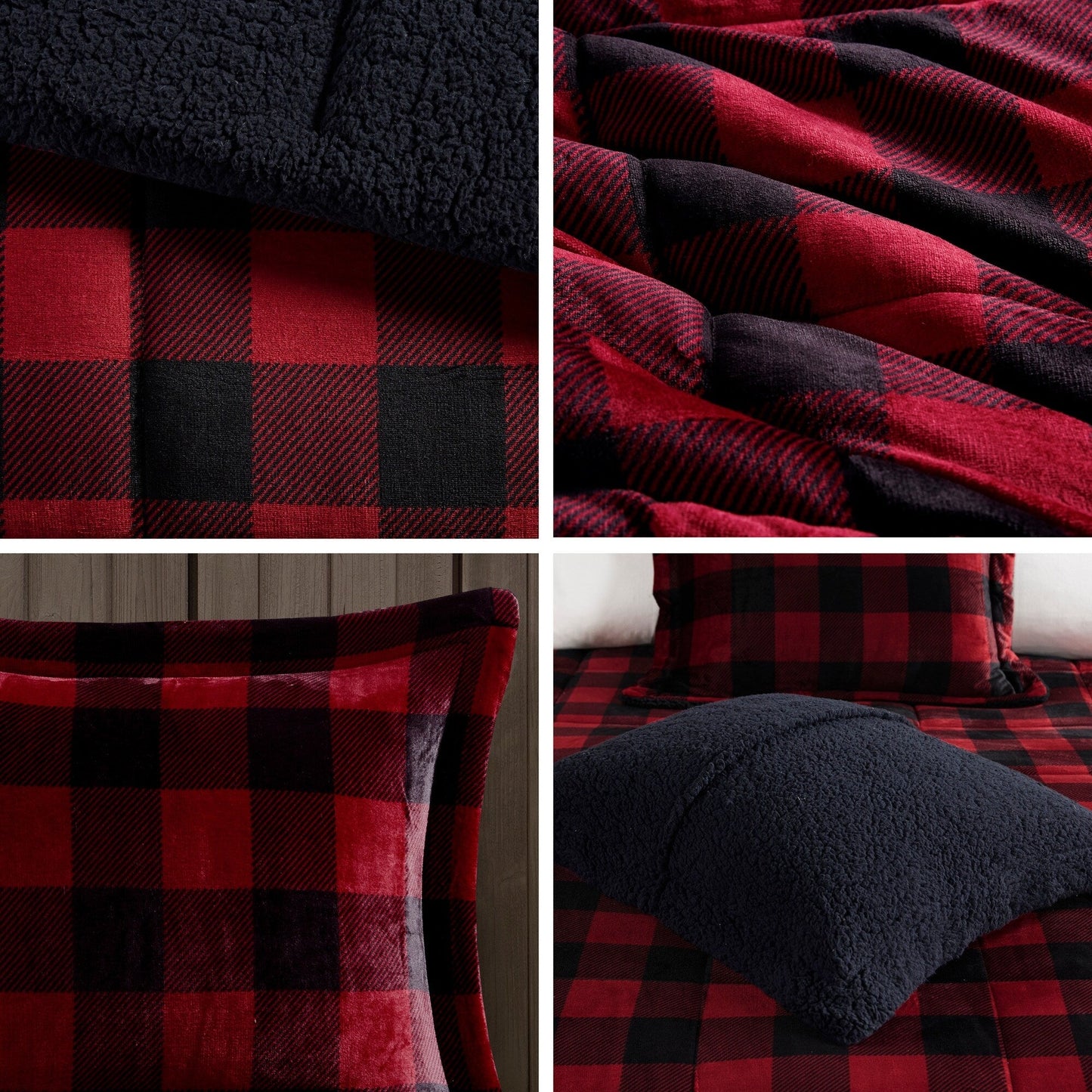 Woolrich Alton Bettdecken-Set, Alternative zu Plüsch und Sherpa-Daunen
