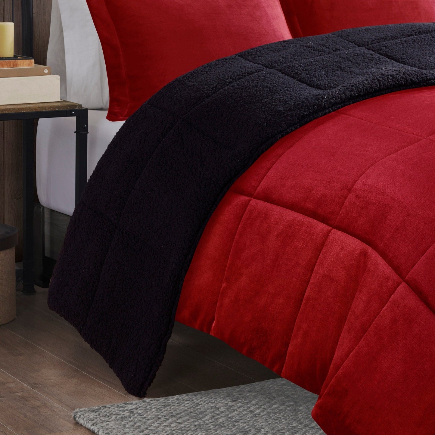 Woolrich Alton Bettdecken-Set, Alternative zu Plüsch und Sherpa-Daunen