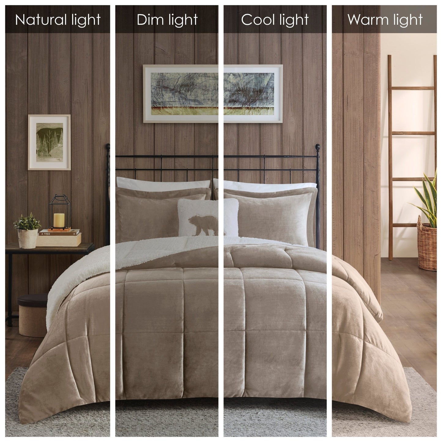 Woolrich Alton Bettdecken-Set, Alternative zu Plüsch und Sherpa-Daunen