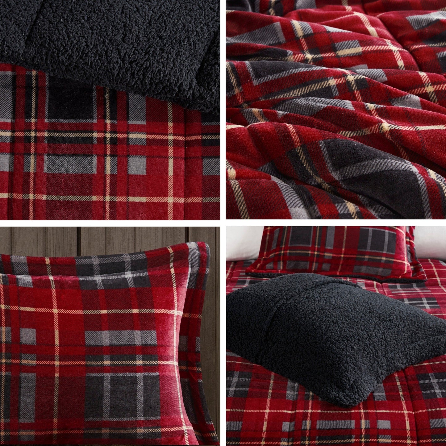 Woolrich Alton Bettdecken-Set, Alternative zu Plüsch und Sherpa-Daunen