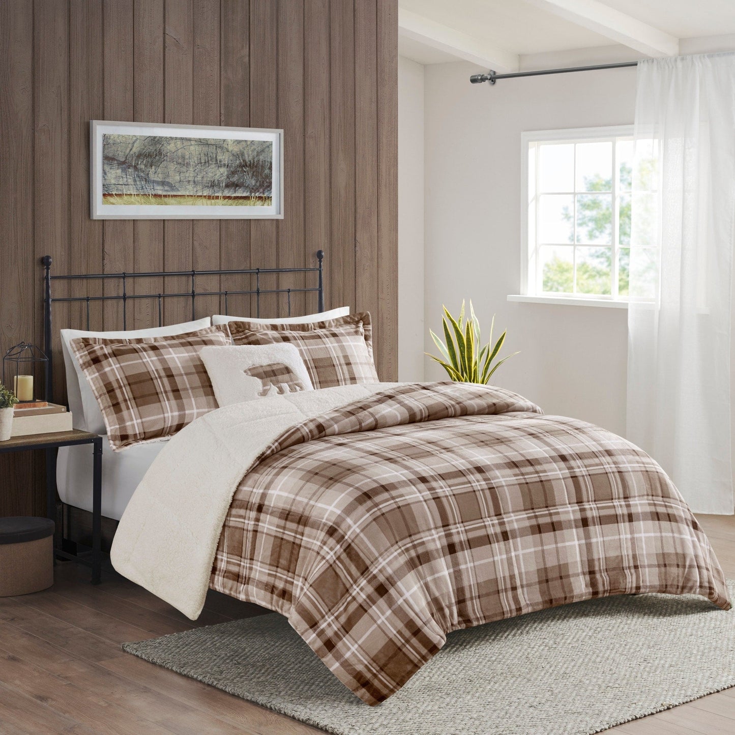 Woolrich Alton Bettdecken-Set, Alternative zu Plüsch und Sherpa-Daunen