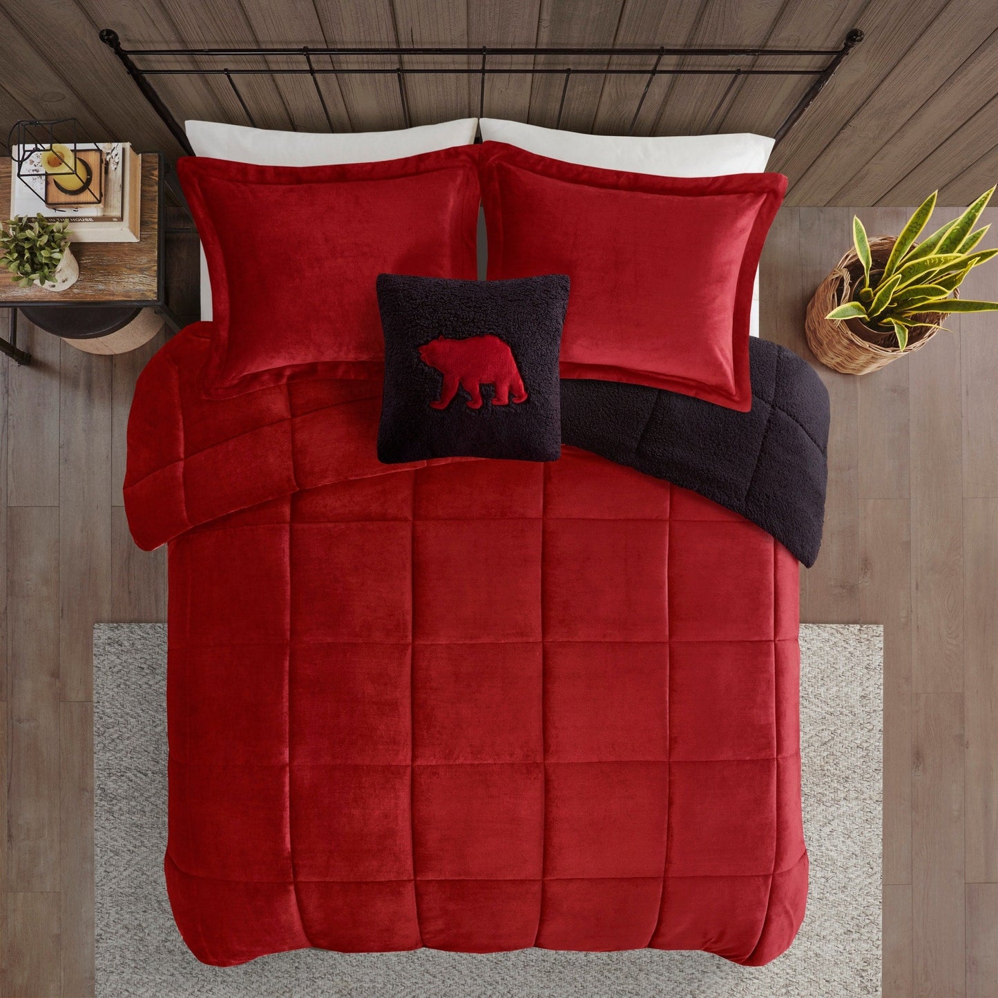 Woolrich Alton Bettdecken-Set, Alternative zu Plüsch und Sherpa-Daunen