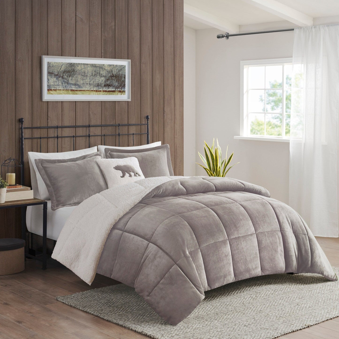 Woolrich Alton Bettdecken-Set, Alternative zu Plüsch und Sherpa-Daunen