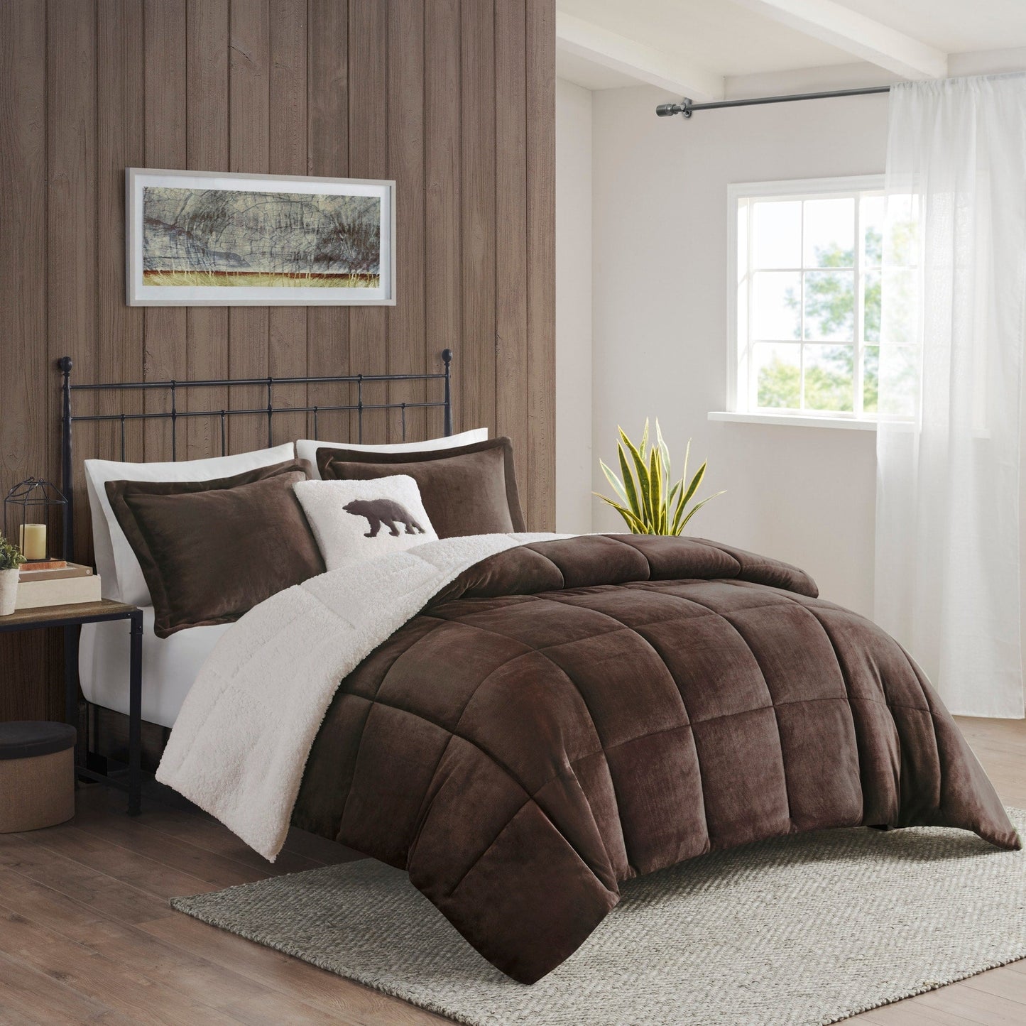 Woolrich Alton Bettdecken-Set, Alternative zu Plüsch und Sherpa-Daunen