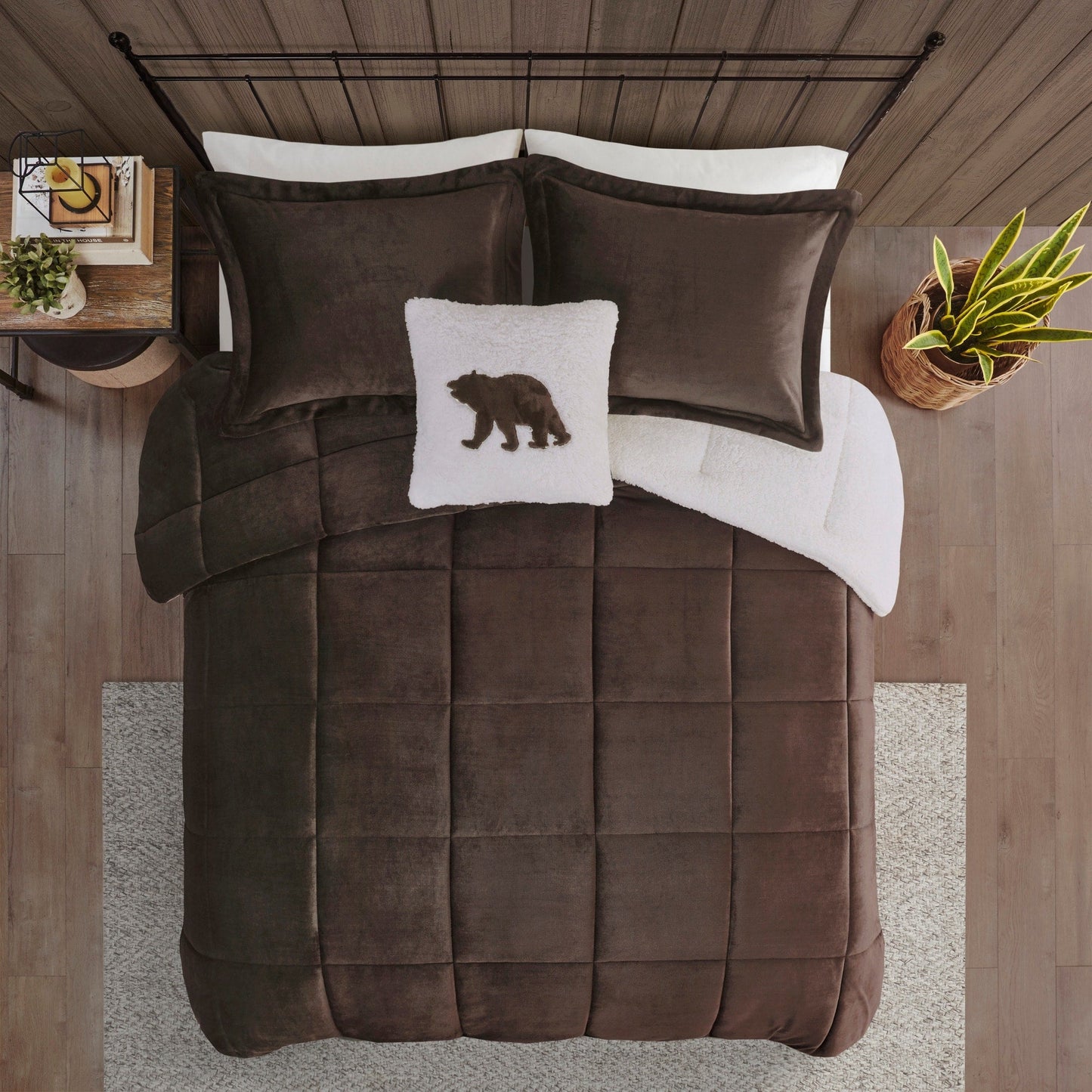 Woolrich Alton Bettdecken-Set, Alternative zu Plüsch und Sherpa-Daunen