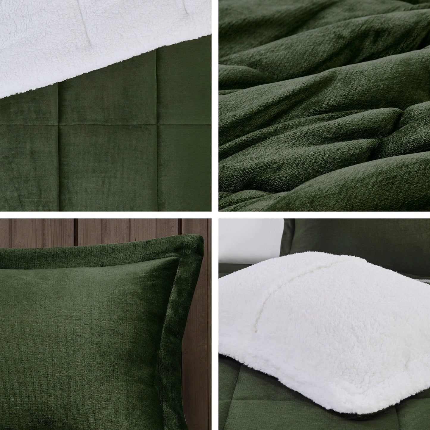 Woolrich Alton Bettdecken-Set, Alternative zu Plüsch und Sherpa-Daunen