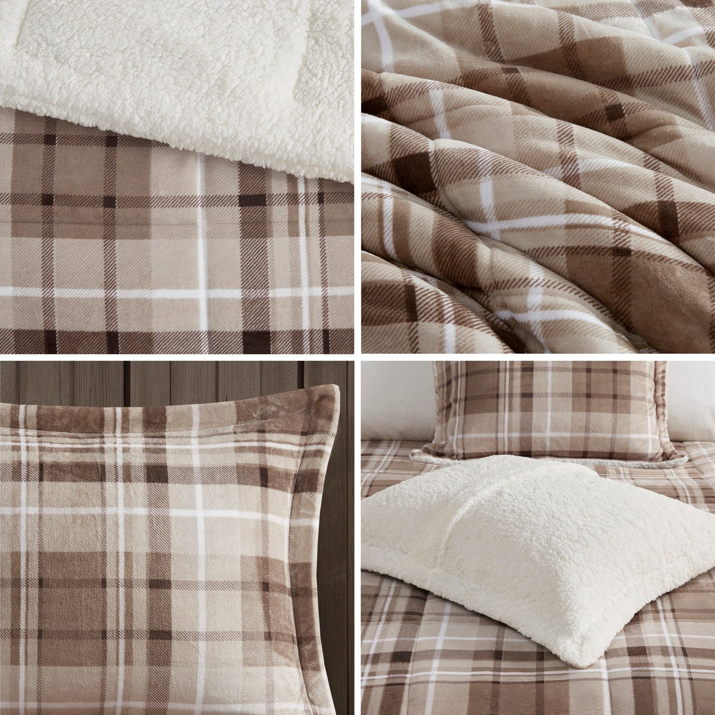 Woolrich Alton Bettdecken-Set, Alternative zu Plüsch und Sherpa-Daunen