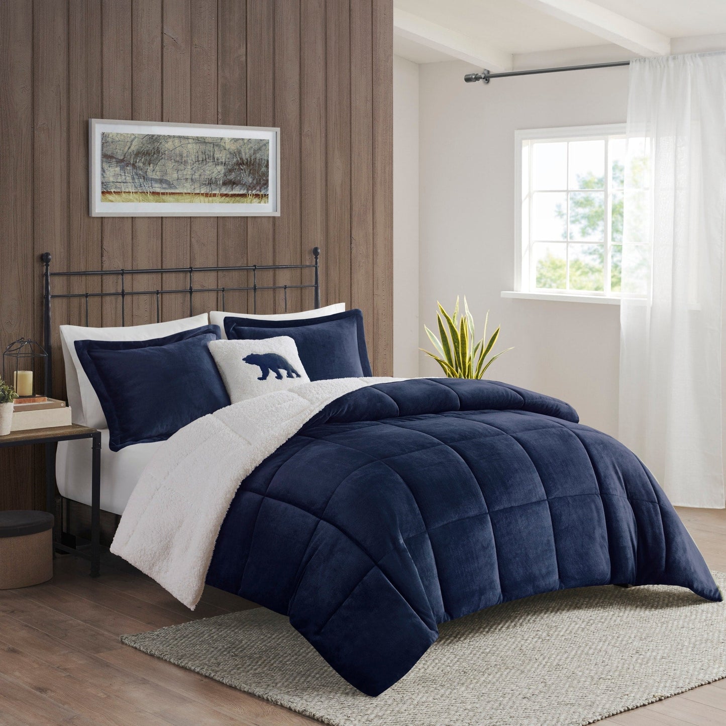 Woolrich Alton Bettdecken-Set, Alternative zu Plüsch und Sherpa-Daunen