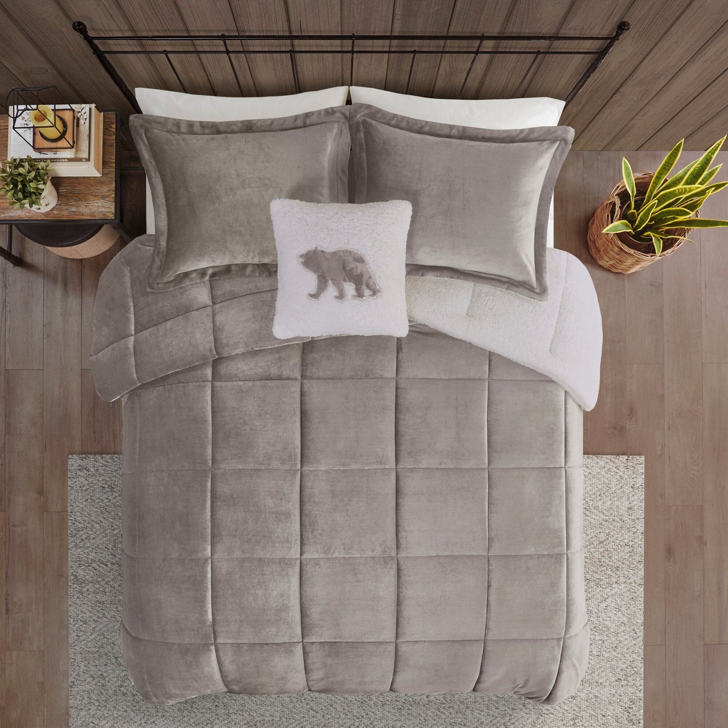 Woolrich Alton Bettdecken-Set, Alternative zu Plüsch und Sherpa-Daunen