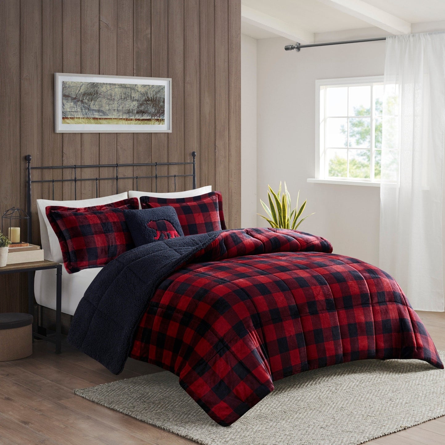 Woolrich Alton Bettdecken-Set, Alternative zu Plüsch und Sherpa-Daunen